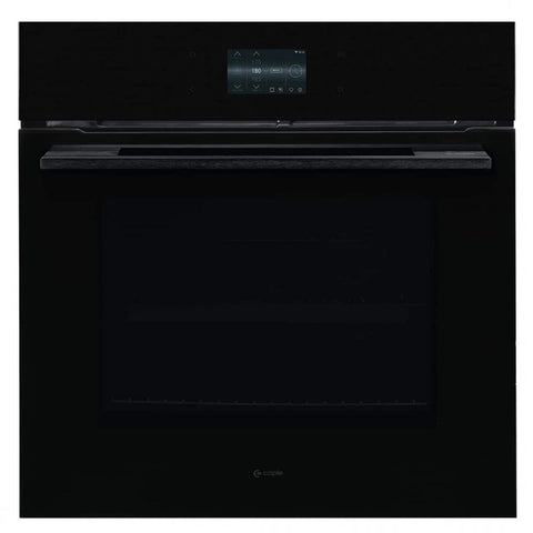 Caple Smart Pyrolytic Black Glass Single Oven C2601BG