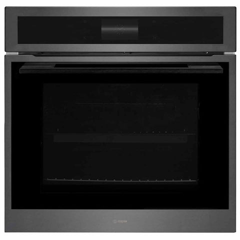 Caple Smart Pyrolytic Black Glass Single Oven C2601GM