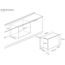 caple-gunmetal-90cm-electric-single-oven-