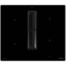 caple-60cm-black-glass-induction-hob-with-downdraft-extractor-