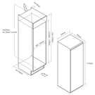 caple-177cm-in-column-frost-free-freezer-