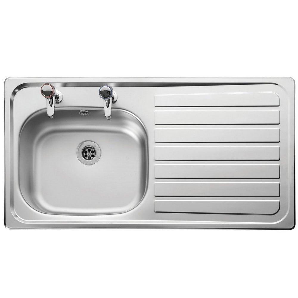 Leisure Lexin 1.0 Bowl Satin Stainless Steel Kitchen Sink LN95R/