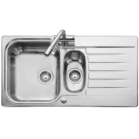Leisure Seattle 1.5 Bowls Polished Stainless Steel Kitchen Sink SE9502POL/