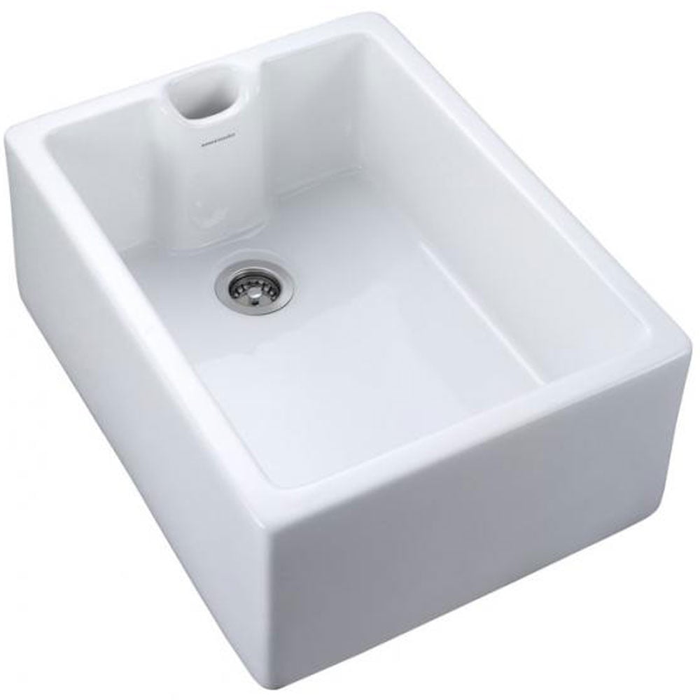Rangemaster Classic Belfast 1.0 Bowl White Ceramic Kichen Sink