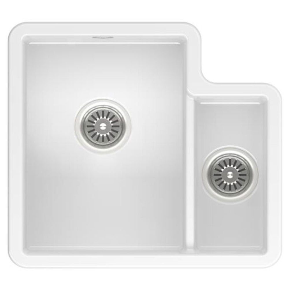 Reginox Tuscany II 1.5 Bowl White Ceramic Kitchen Sink