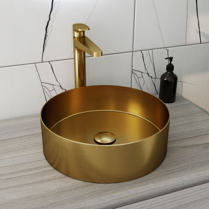 rak-ingot-round-stainless-steel-wash-basin-with-ffw-brushed-gold-