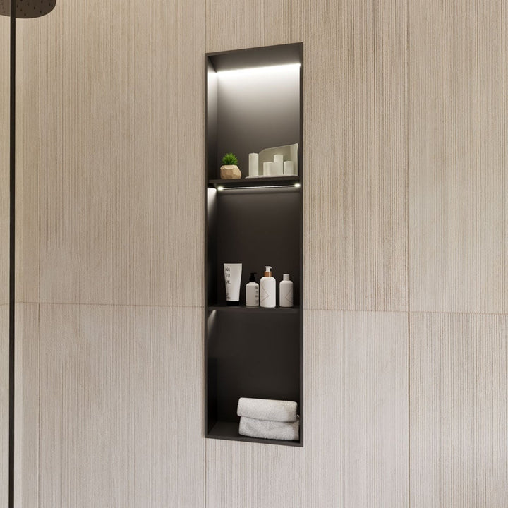 rak-ingot-300x1200mm-recessed-niche-with-2-shelves--led-black-
