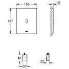 grohe-tectron-chrome-bau-e-infra-red-electronic-for-wc-flushing-cistern---39882000-