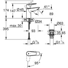 grohe-bauedge-chrome-12-s-size-basin-mixer-tap---23899001-
