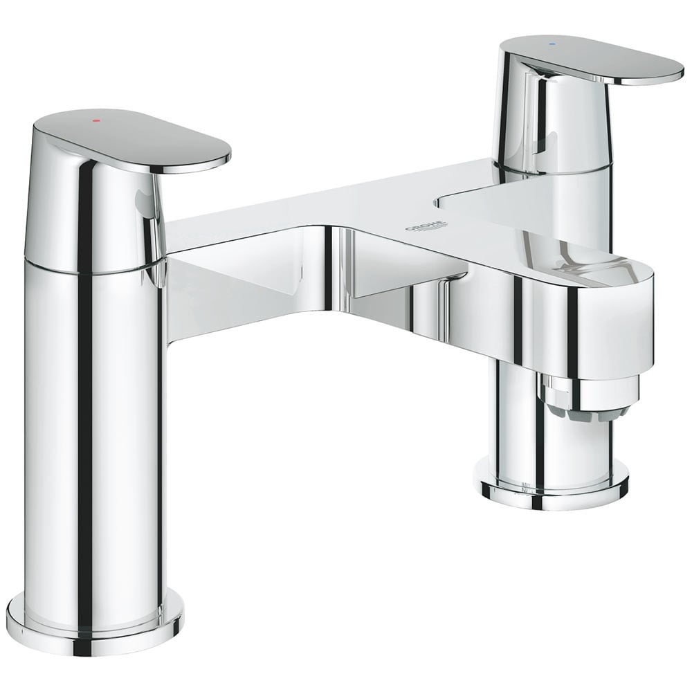 Grohe Eurosmart Chrome Cosmopolitan 1/2" Two-Handled Bath Filler Tap - 25128000