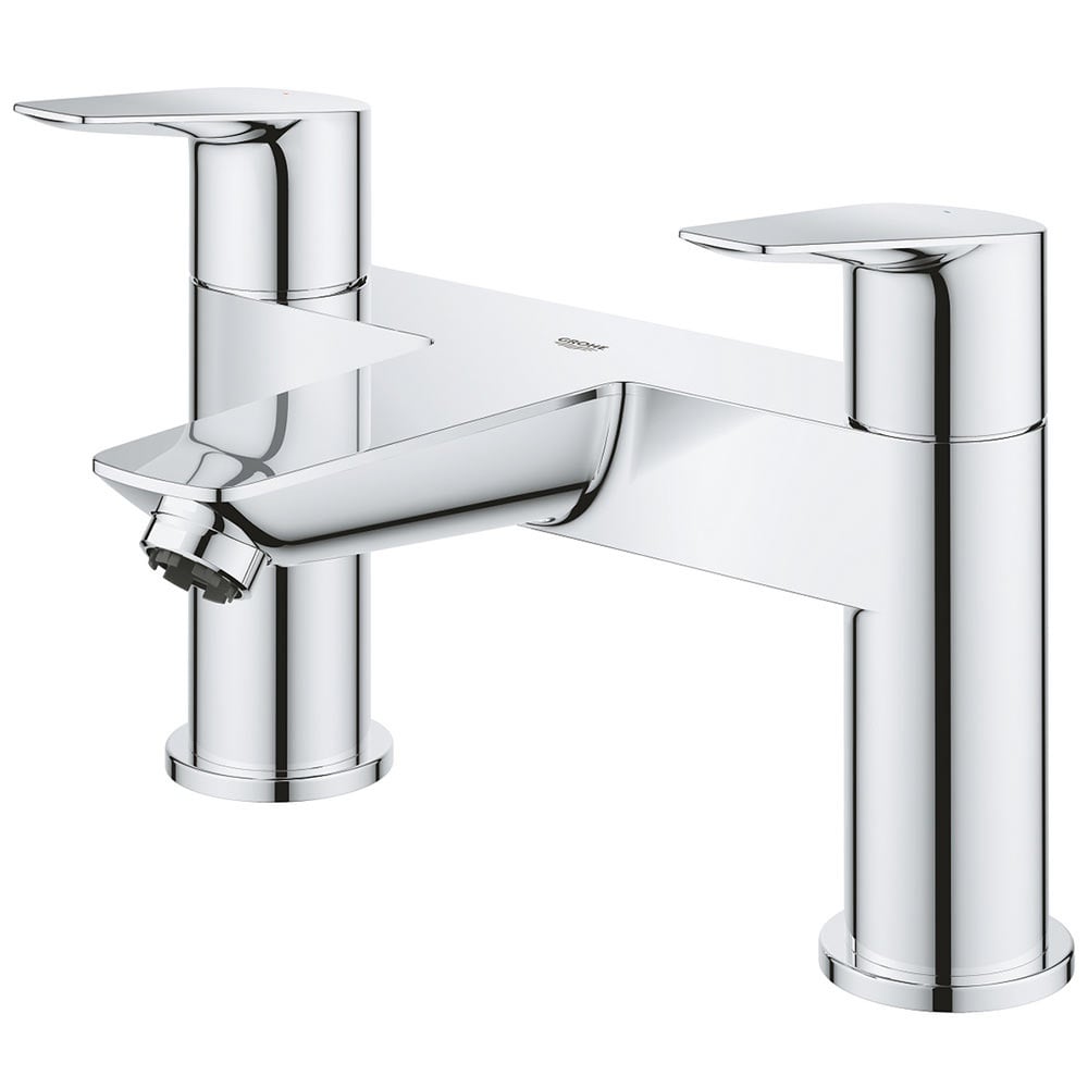 Grohe Bauedge Chrome 1/2" Two-Handled Bath Filler - 25216001