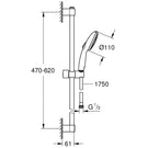 grohe-tempesta-110-chrome-shower-rail---set-2-sprays-rain-jet---26162003-