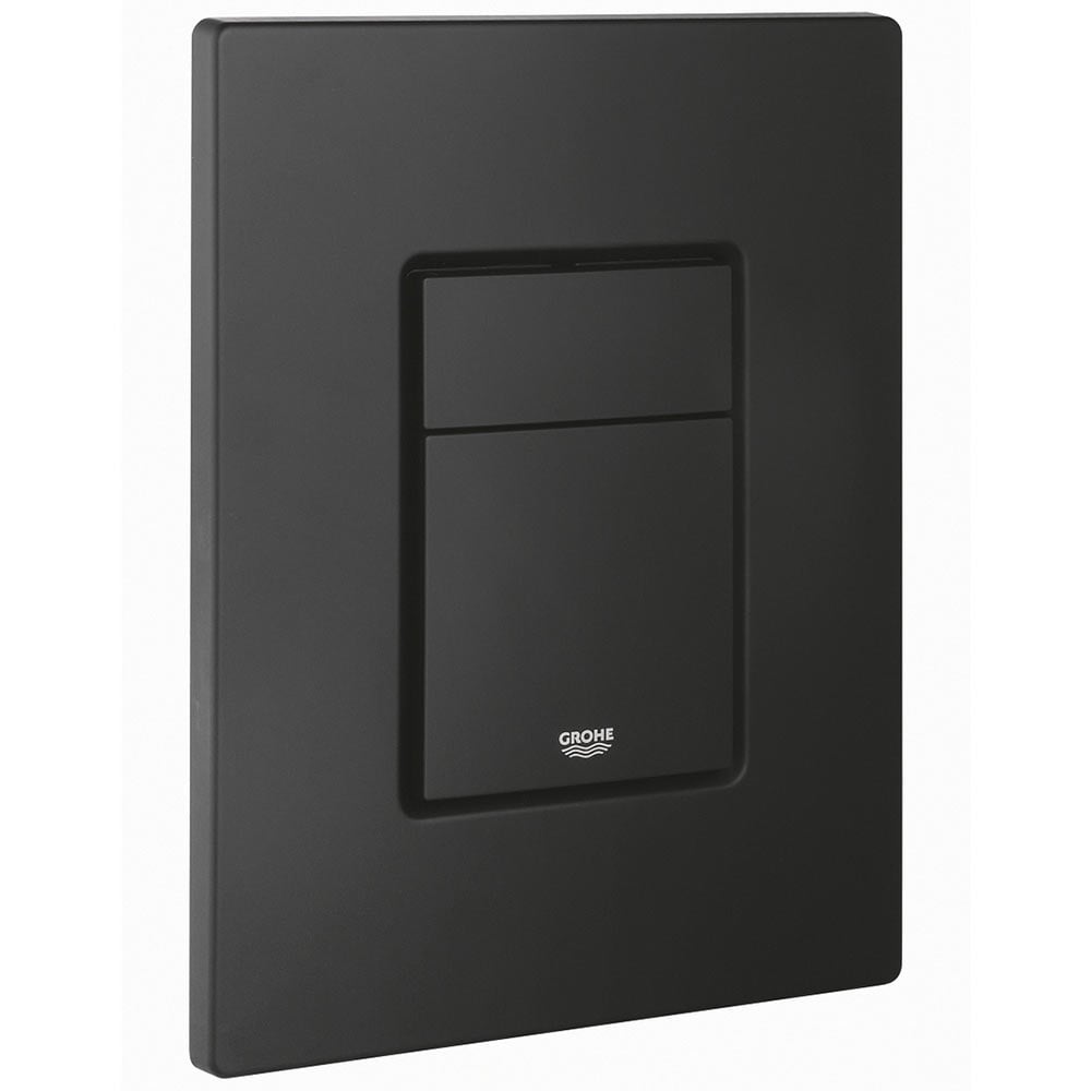 Grohe Skate Phantom Black Cosmopolitan Flush Plate 156 x 197mm - 38732Kf0