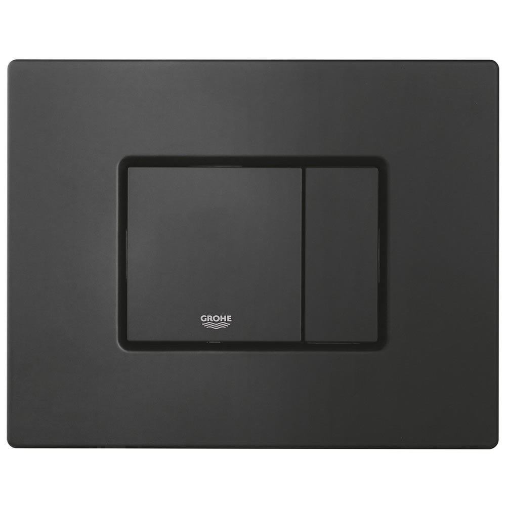 Grohe Skate Phantom Black Cosmopolitan Flush Plate 156 x 197mm - 38732Kf0