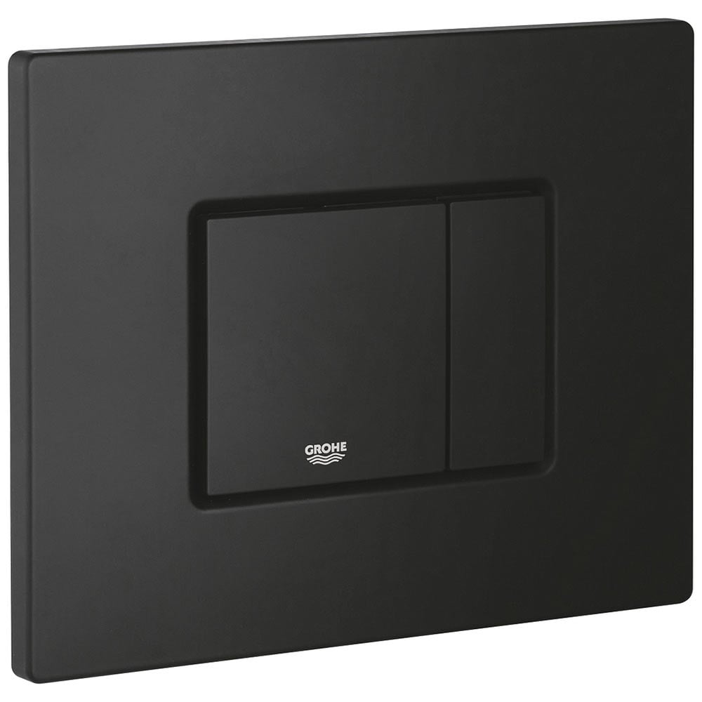 Grohe Skate Phantom Black Cosmopolitan Flush Plate 156 x 197mm - 38732Kf0