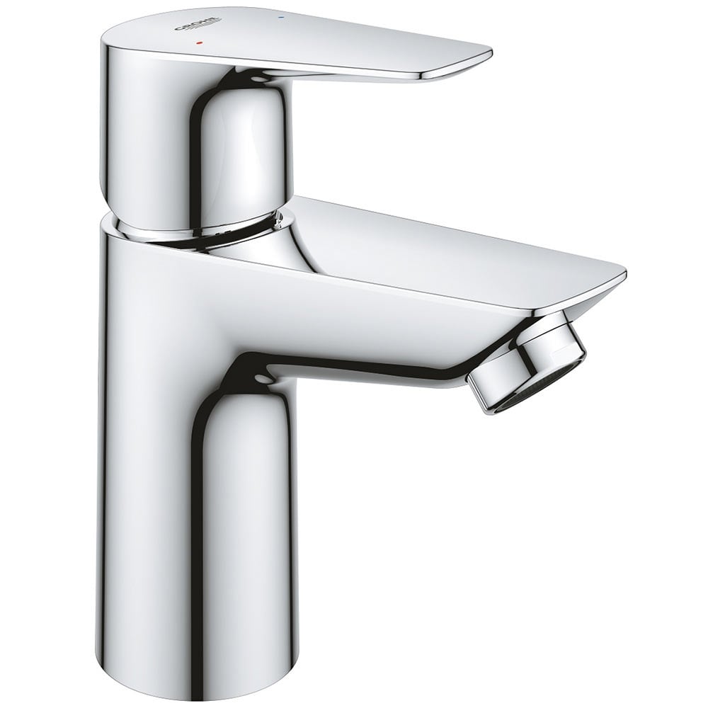 Grohe Bauedge Chrome 1/2" S-Size Low Pressure Basin Mixer Tap - 23972001