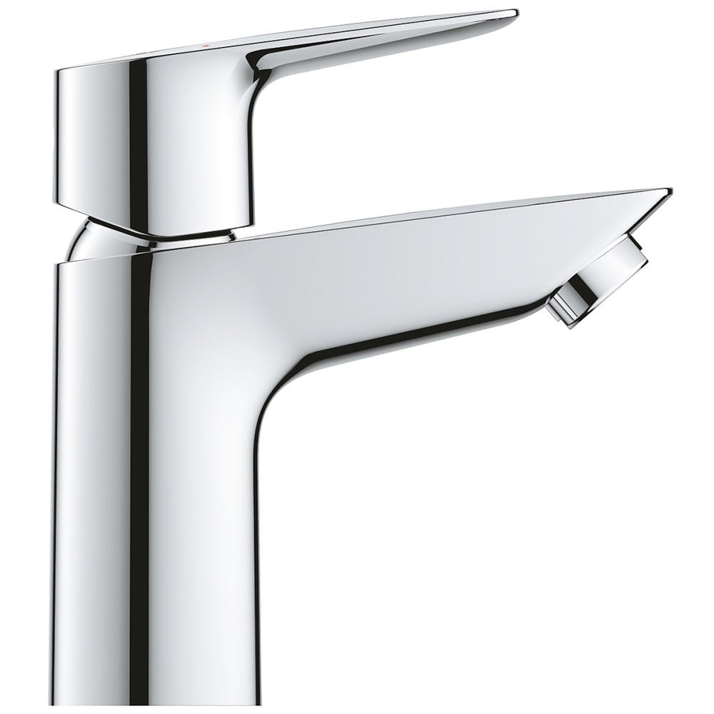 Grohe Bauedge Chrome 1/2" S-Size Low Pressure Basin Mixer Tap - 23972001