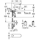 grohe-euroeco-chrome-cosmopolitan-e-infra-red-electronic-basin-tap---36271000-