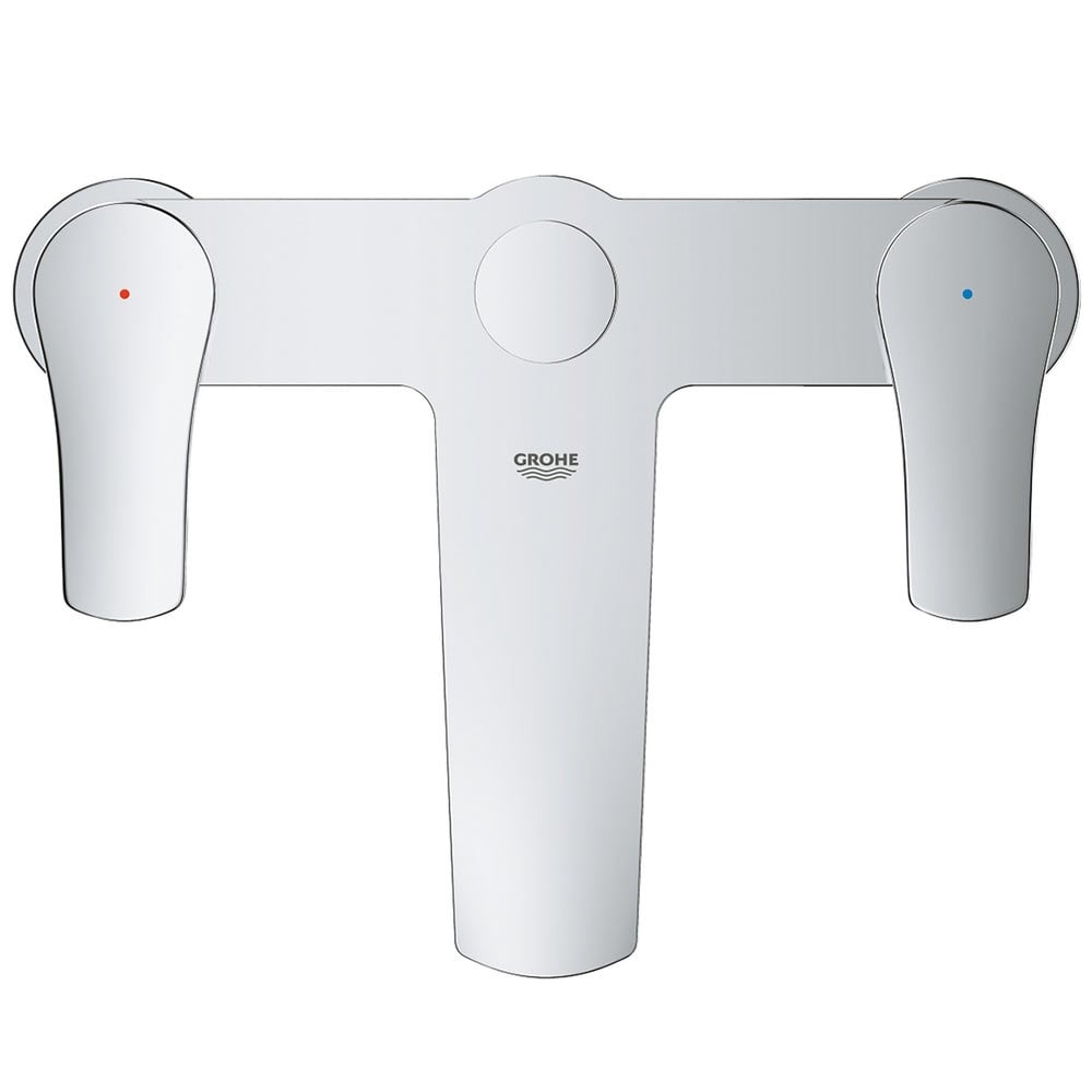 Grohe Eurosmart Chrome 1/2" Two-Handled Bath/Shower Mixer Tap - 25105003