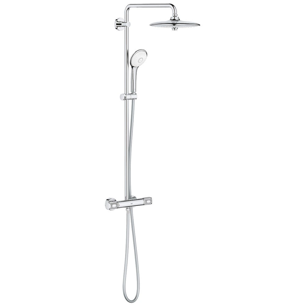 Grohe Euphoria Chrome System 260 Shower System With Thermostatic Mixer For Wall Mounting - 27296003