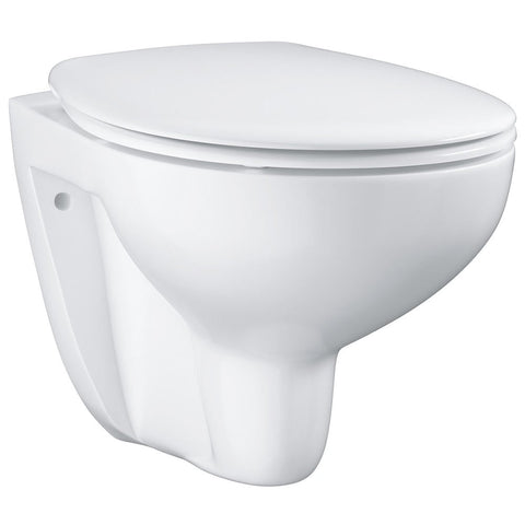 Grohe Bau Alpine White Ceramic Wall Hung WC Set - 39351000