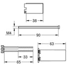 grohe-rapido-chrome-smartbox-universal-extension-set-single-lever-mixers-25-mm---14048000-