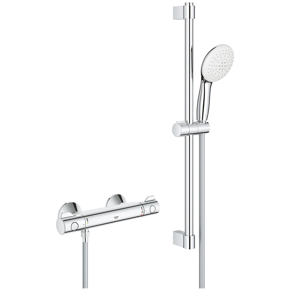 Grohe Grohtherm 800 Chrome 1/2" Thermostatic Shower Mixer - 34565002