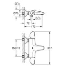 grohe-grohtherm-1000-matte-black-12-thermostatic-bathshower-mixer---348162433-