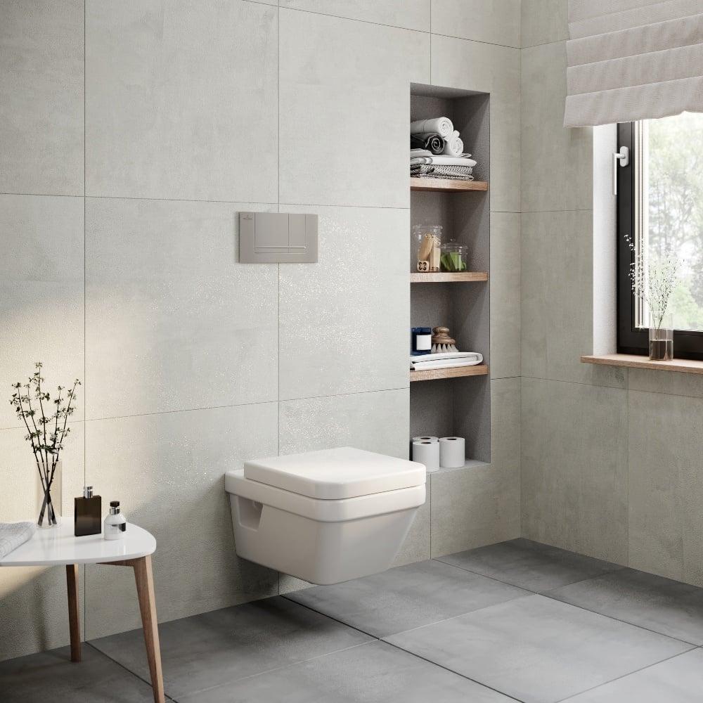 Villeroy & Boch Architectura Square Wall Hung Toilet, Seat, Frame, Cistern & Flush Plate