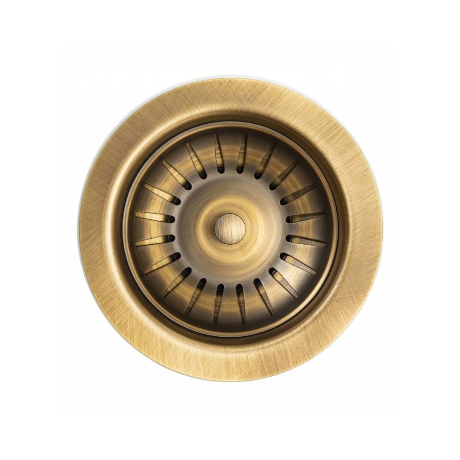 Abode Basket Strainer Waste in Antique Brass 90mm
