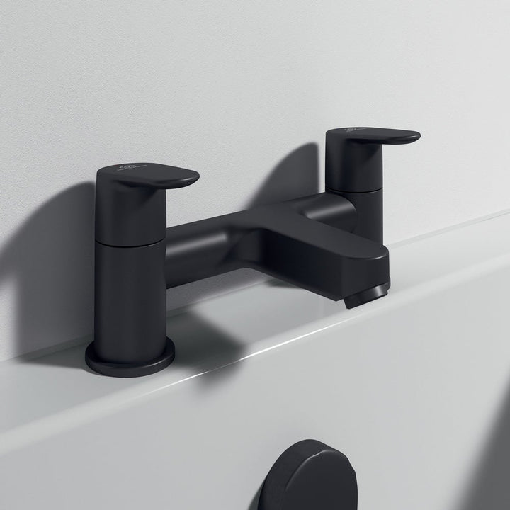 ideal-standard-cerafine-silk-black-o-dual-control-bath-filler-tap---bc707xg-