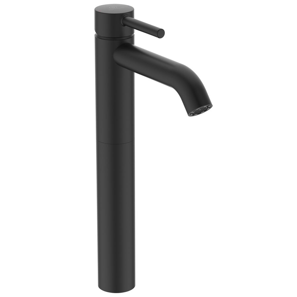 Ideal Standard Ceraline Silk Black Single Lever Vessel Basin Mixer Tap - BD365XG