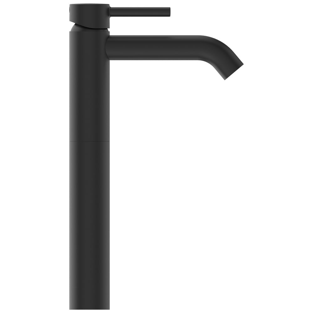 Ideal Standard Ceraline Silk Black Single Lever Vessel Basin Mixer Tap - BD365XG