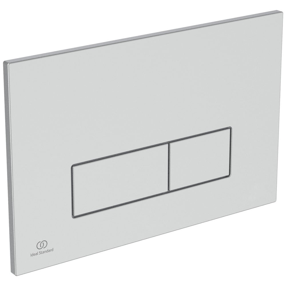 Ideal Standard Oleas Brushed Chrome M2 Mechanical Dual Flushplate - R0121JG