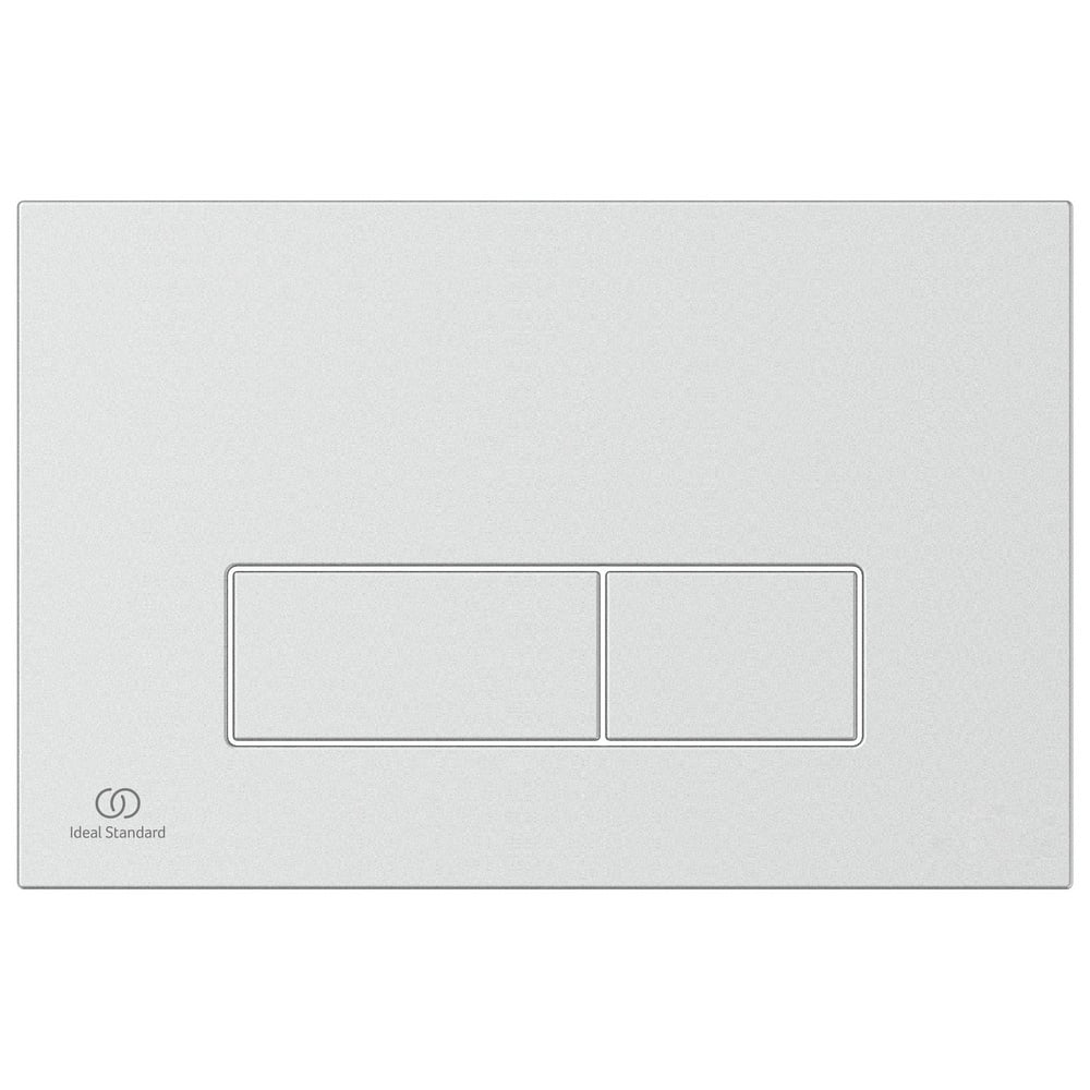 Ideal Standard Oleas Brushed Chrome M2 Mechanical Dual Flushplate - R0121JG