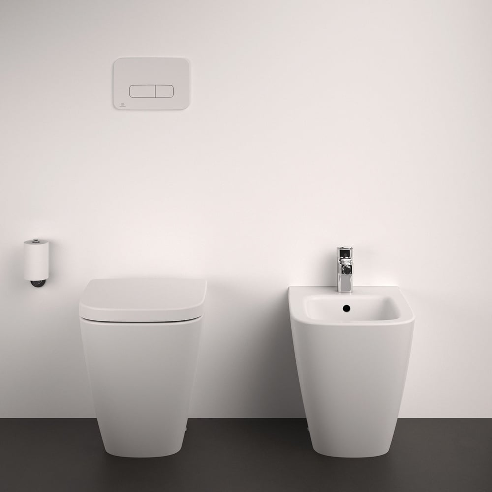 Ideal Standard i.life S White Compact Back To Wall WC Bowl With Rimls+ Technology - T519701
