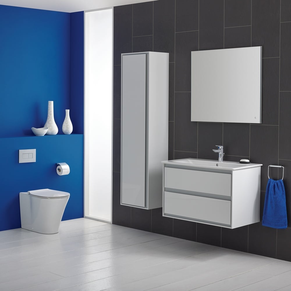 Ideal Standard Tesi Chrome Single Lever Basin Mixer Tap With Pop-Up Waste - A6592AA