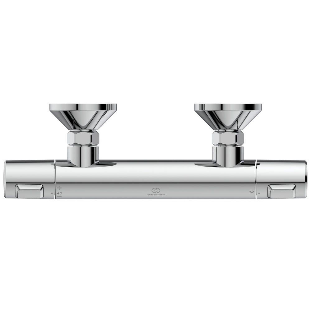 Ideal Standard Ceratherm T25 Chrome Exposed Thermostatic Shower Mixer Pack - A7205AA