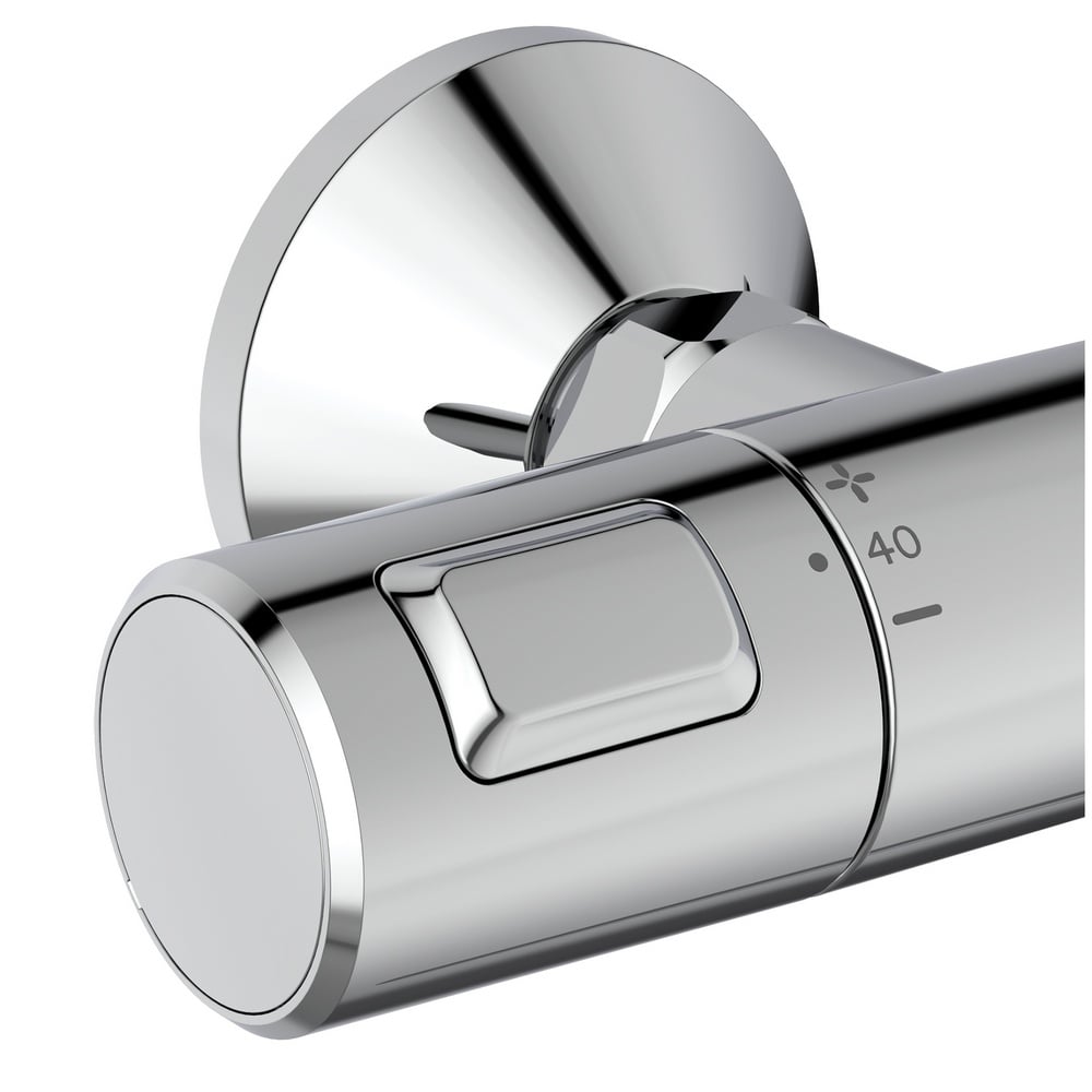 Ideal Standard Ceratherm T25 Chrome Exposed Thermostatic Shower Mixer Pack - A7205AA