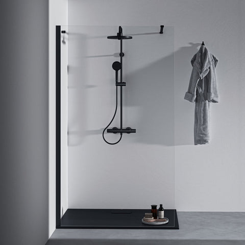 Ideal Standard Ceratherm T25+ Silk Black Thermostatic Shower System - A7211XG
