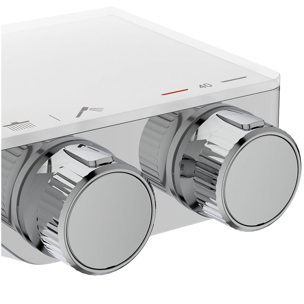 Ideal Standard Ceratherm S200 Chrome Exposed Thermostatic Shelf Shower System - A7331AA