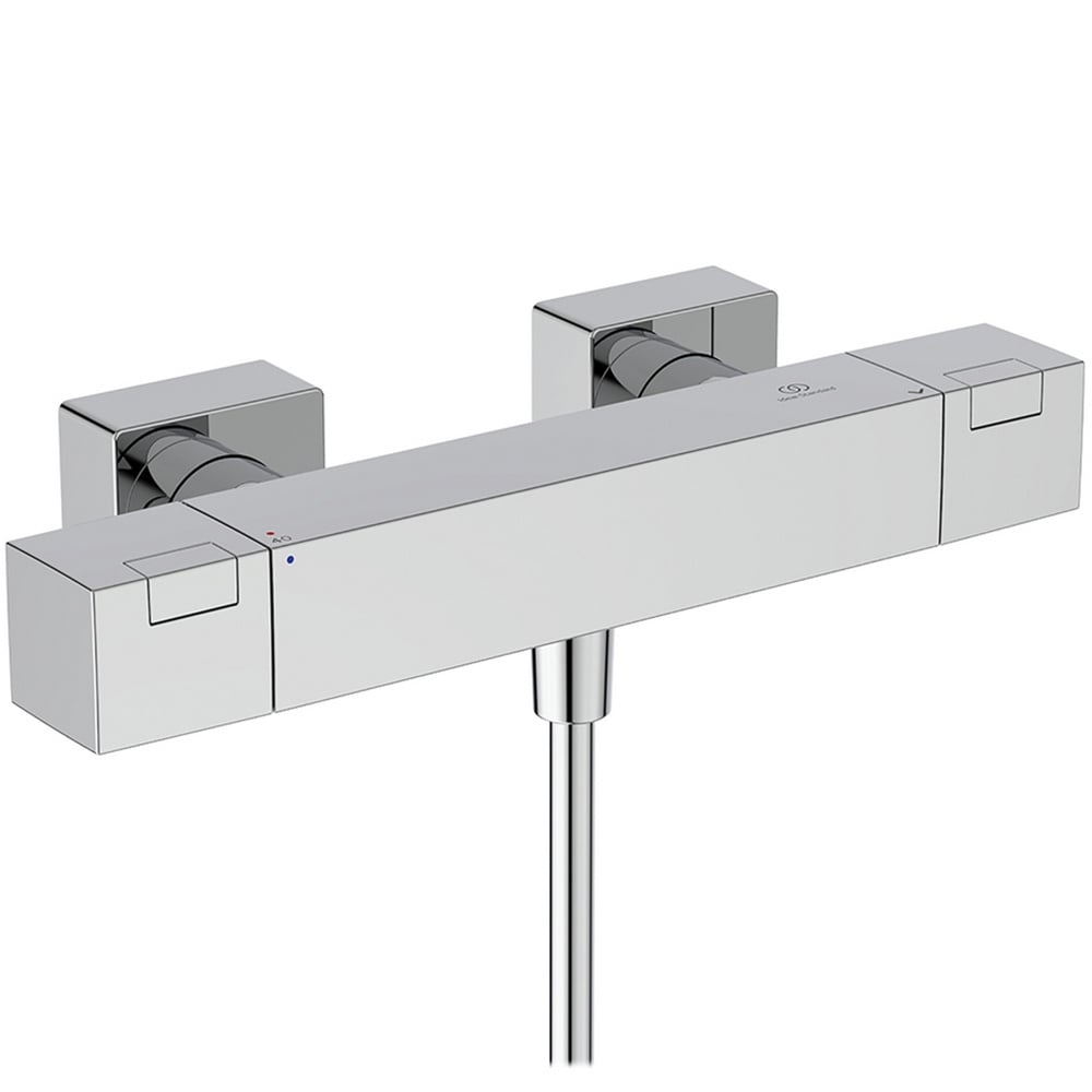Ideal Standard Ceratherm C100 Chrome Exposed Thermostatic Shower Mixer Pack - A7537AA