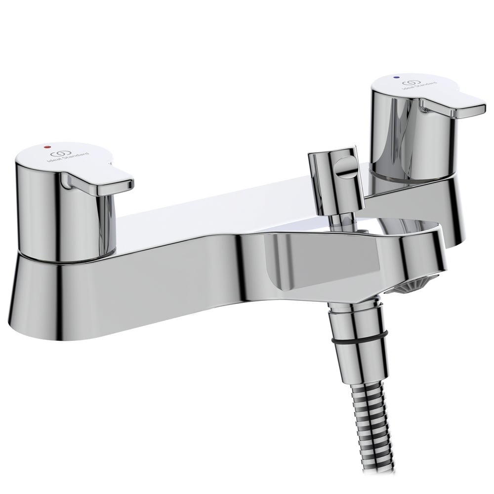 Ideal Standard Calista Chrome Dual Control Bath Shower Mixer With Shower Set - B1152AA
