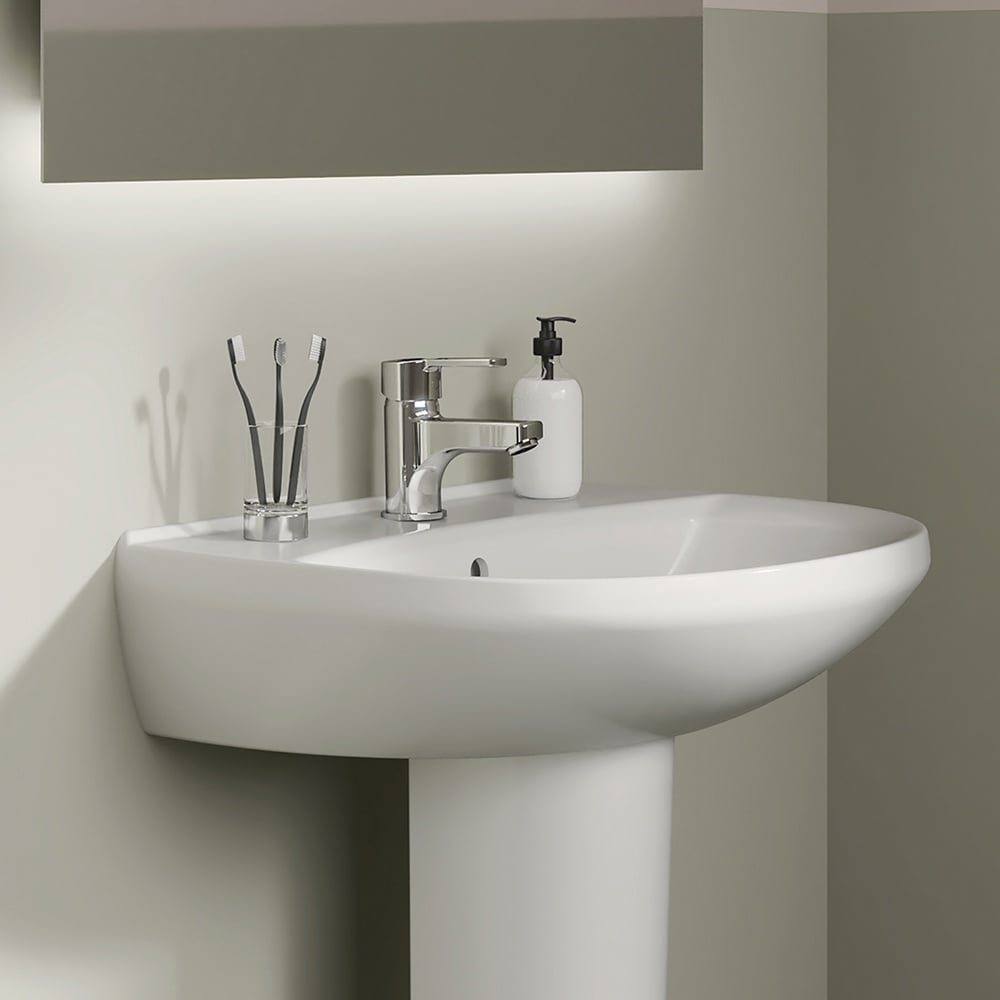 Ideal Standard Calista Chrome Mini Basin Mixer Tap Without Waste - BC340AA