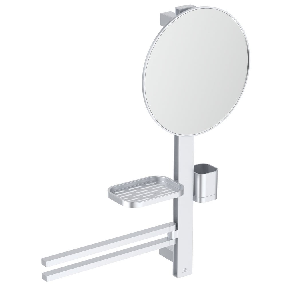 Ideal Standard Alu+ Silver Beauty Bar Medium, Mirror 320mm - BD588SI