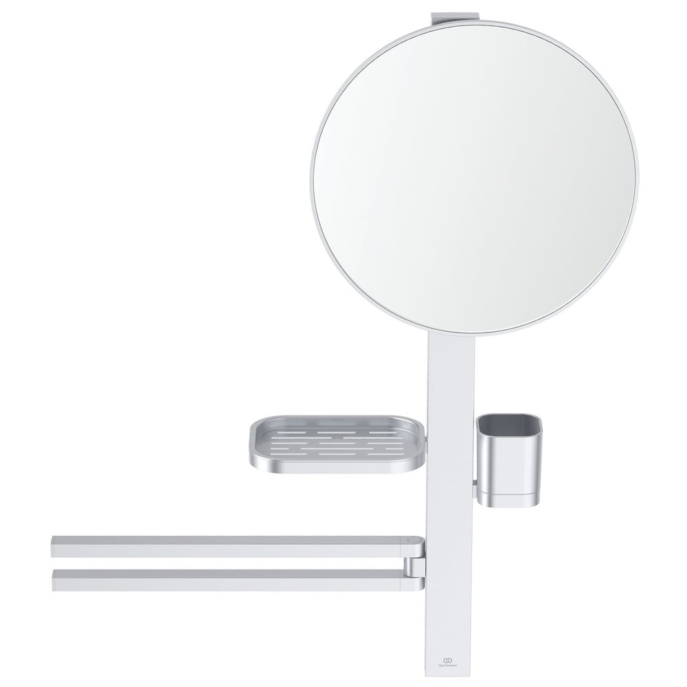 Ideal Standard Alu+ Silver Beauty Bar Medium, Mirror 320mm - BD588SI