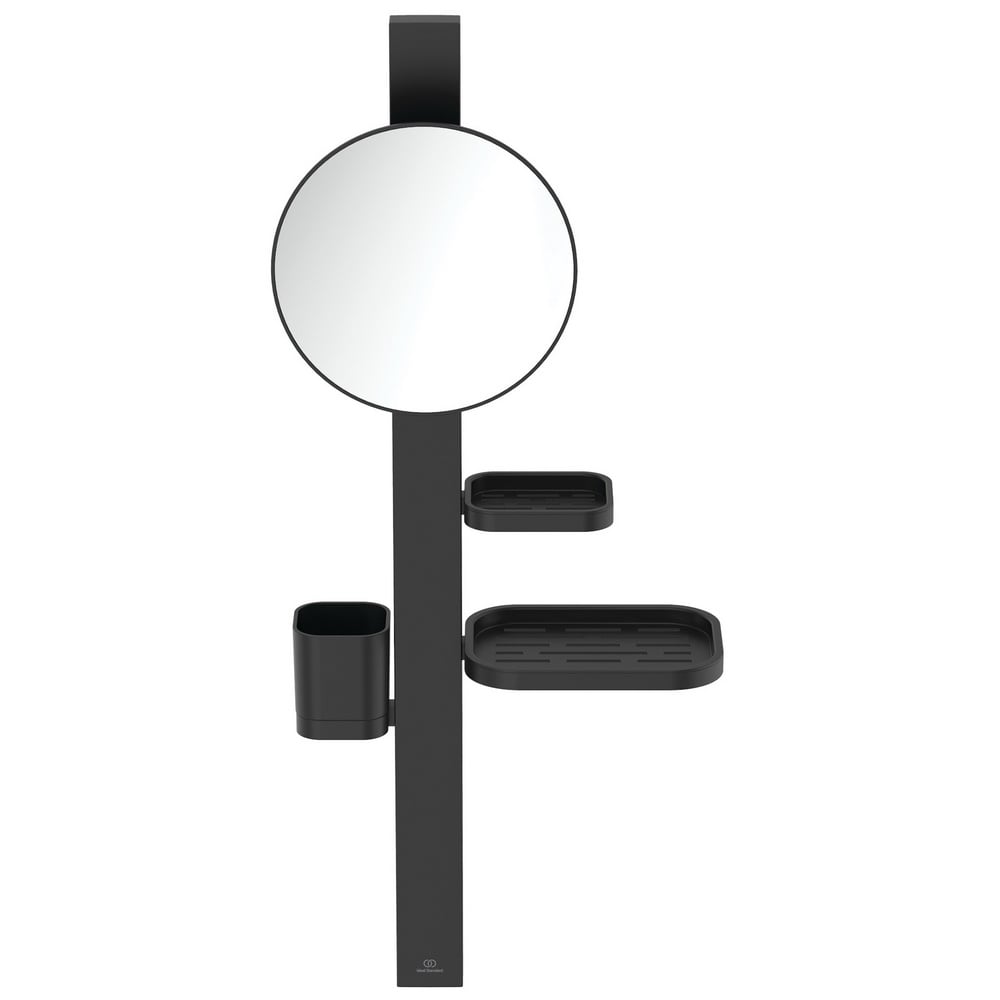 Ideal Standard Alu+ Silk Black Beauty Bar Small, Mirror 200mm - BD589XG