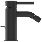 ideal-standard-ceraline-silk-black-single-lever-bidet-mixer-tap-with-metal-pop-up-waste---bc197xg-