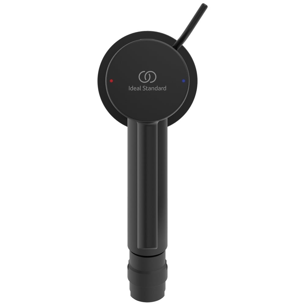 Ideal Standard Ceraline Silk Black Single Lever Bidet Mixer Tap With Metal Pop-Up Waste - BC197XG