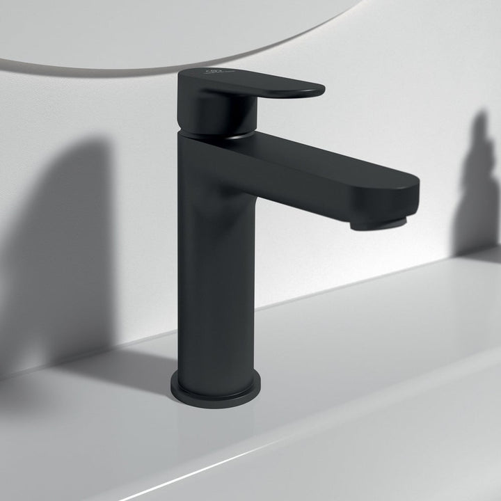 ideal-standard-cerafine-coated-brass-silk-black-o-single-lever-basin-mixer-tap---bc724xg-